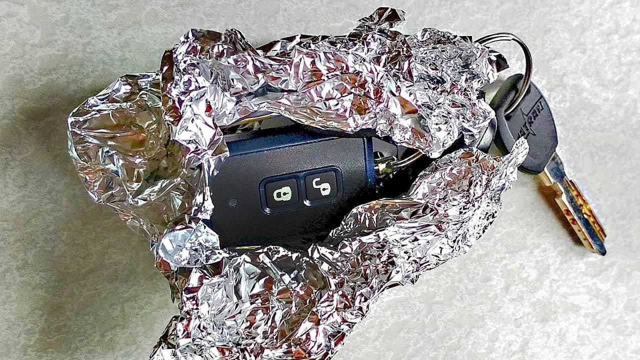 Wrap Car Keys in Foil at Night